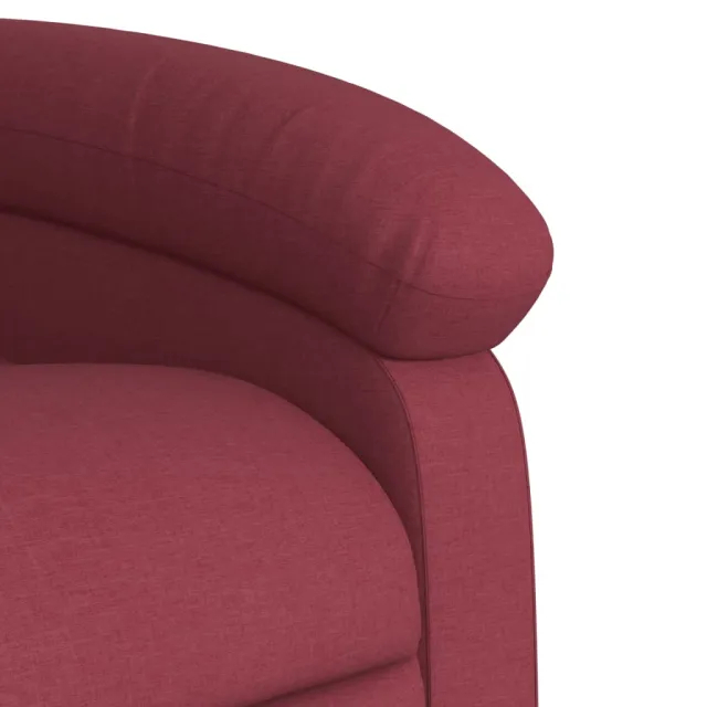Fauteuil inclinable électrique Rouge bordeaux Tissu