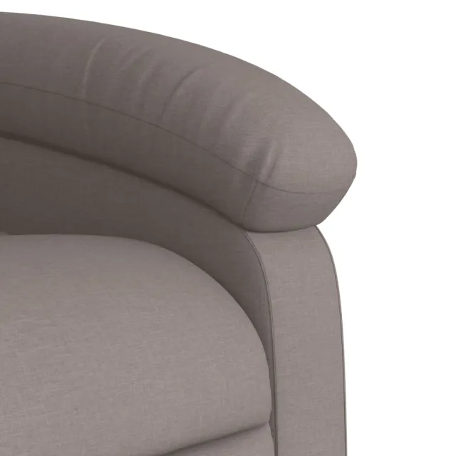 Fauteuil inclinable électrique Taupe Tissu