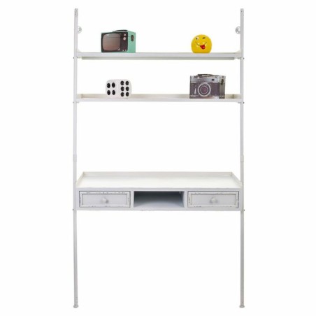 Schreibtisch mit Regalen Alexandra House Living Weiß 45 x 188 x 107 c