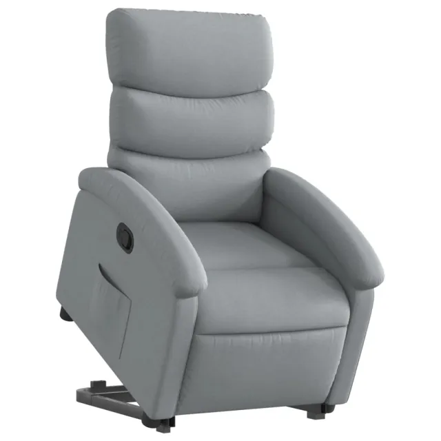 Fauteuil inclinable Gris clair Tissu