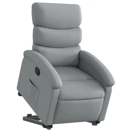 Fauteuil inclinable Gris clair Tissu