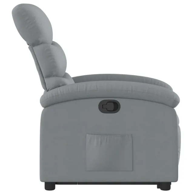 Fauteuil inclinable Gris clair Tissu