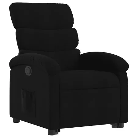 Fauteuil inclinable noir tissu