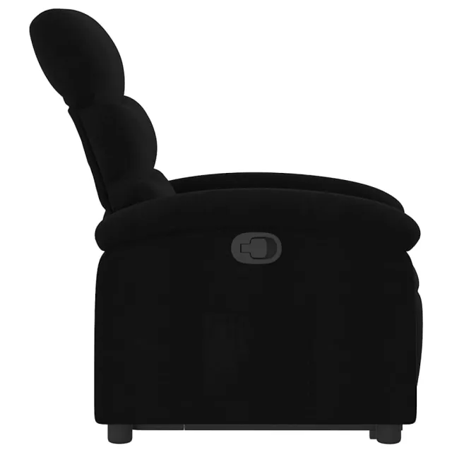 Fauteuil inclinable noir tissu