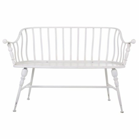 Banc Alexandra House Living Blanc Fer 53 x 86 x 128 cm