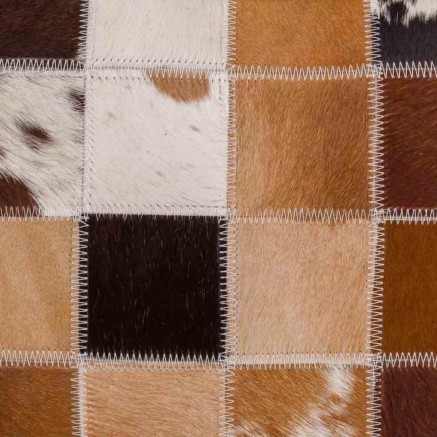 Poef Alexandra House Living Leer 40 x 40 x 40 cm 2