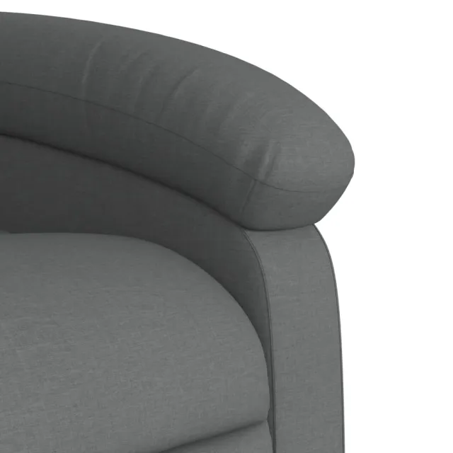 Fauteuil inclinable électrique gris foncé tissu