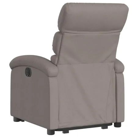 Fauteuil inclinable électrique taupe tissu