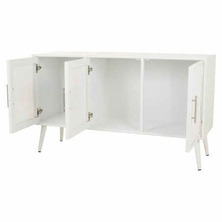 Dientafel Alexandra House Living Wit Zilverkleurig Bamboe Hout MDF 41
