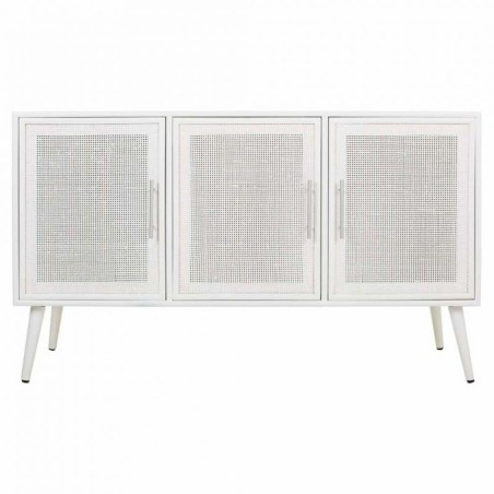 Dientafel Alexandra House Living Wit Zilverkleurig Bamboe Hout MDF 41