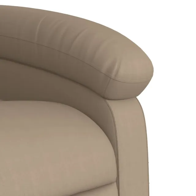 Fauteuil de massage inclinable électrique cappuccino similicuir