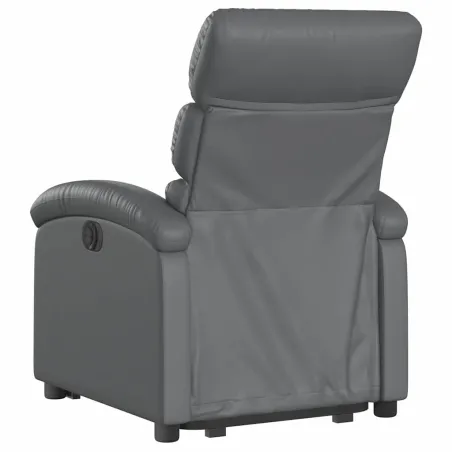 Fauteuil inclinable Gris Similicuir