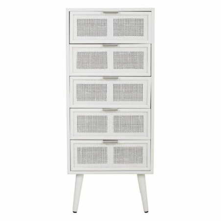Cajonera Alexandra House Living Blanco Bambú Madera MDF 36 x 100 x 42