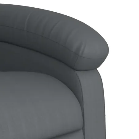Fauteuil inclinable Gris Similicuir