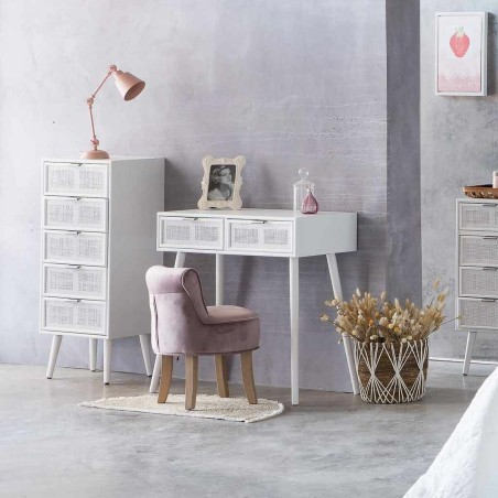 Ladenkast Alexandra House Living Wit Bamboe Hout MDF 36 x 100 x 42 cm