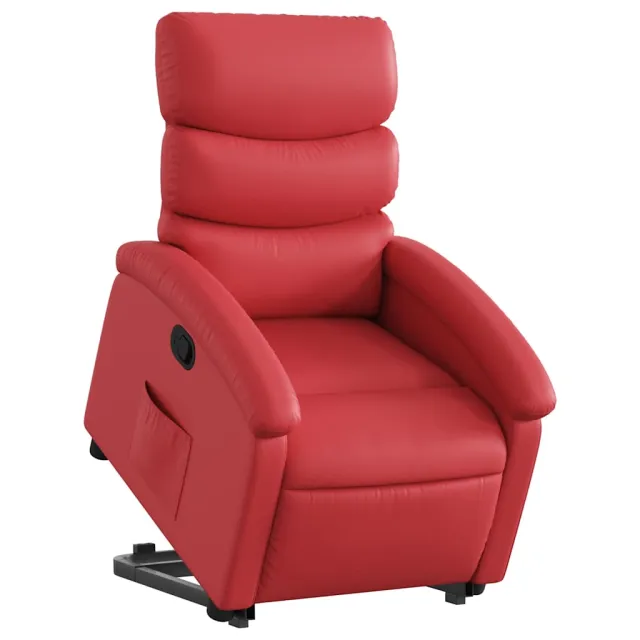 Fauteuil inclinable Rouge Similicuir