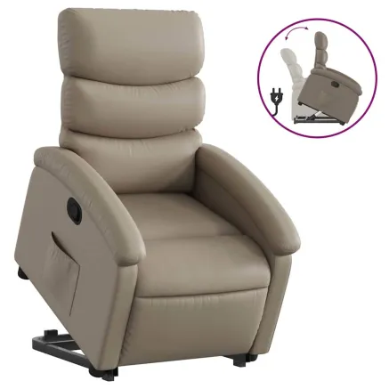 Fauteuil inclinable Cappuccino Similicuir 2