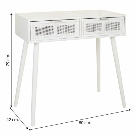 Meuble d'Entrée Alexandra House Living Argenté 42 x 79 x 80 cm