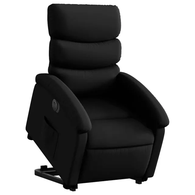 Fauteuil inclinable électrique noir similicuir