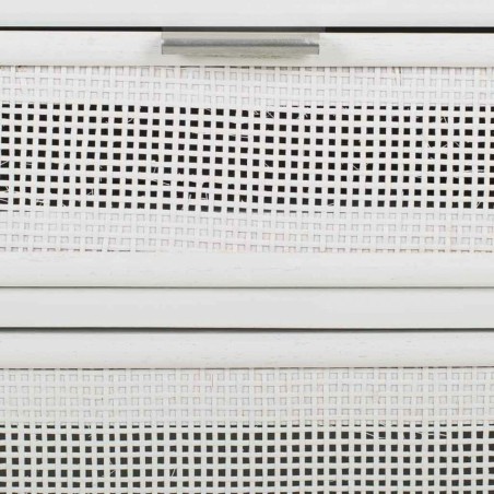 Comodino Alexandra House Living Bianco 36 x 71 x 42 cm