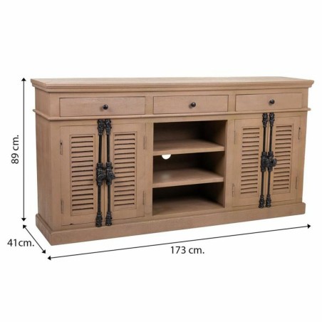 Aparador Alexandra House Living Hierro Madera de mango 40 x 89 x 173 c