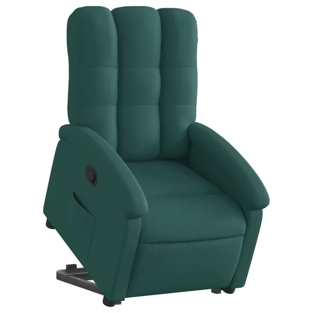 Fauteuil inclinable vert foncé tissu