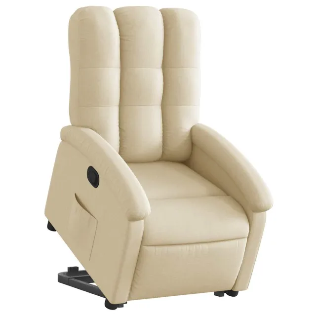 Fauteuil inclinable Crème Tissu
