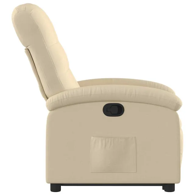 Fauteuil inclinable Crème Tissu