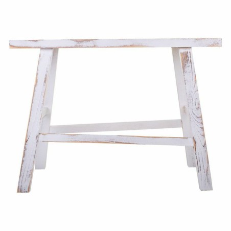 Hocker Alexandra House Living Weiß Kiefer 25 x 50 x 70 cm