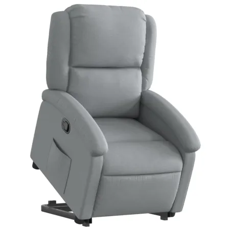 Fauteuil inclinable Gris clair Tissu