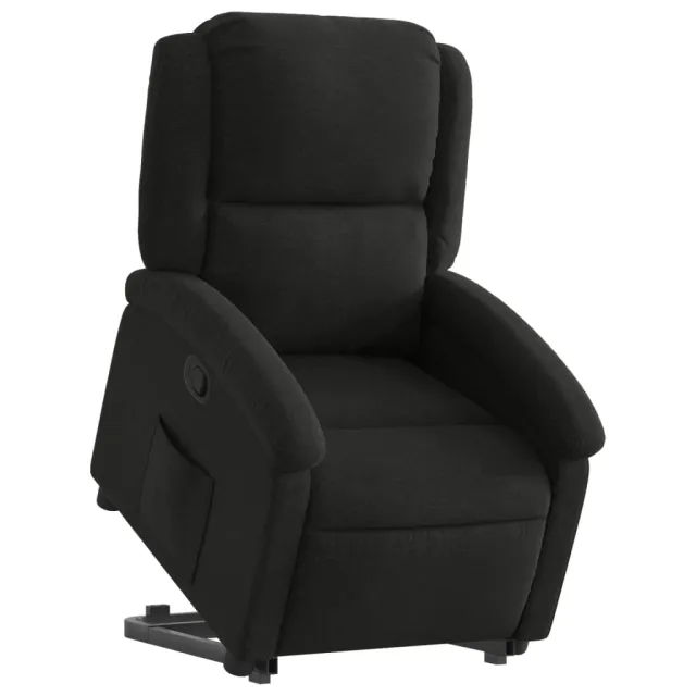 Fauteuil inclinable noir tissu