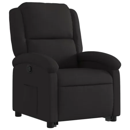 Fauteuil inclinable noir tissu