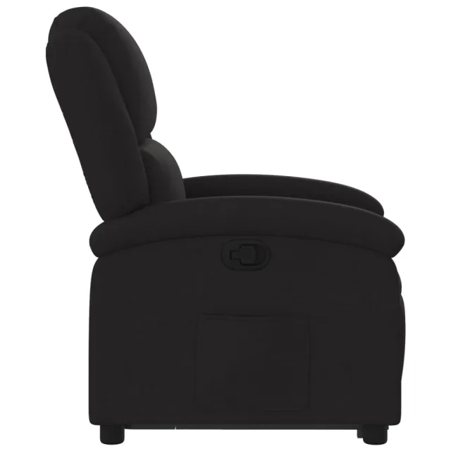 Fauteuil inclinable noir tissu