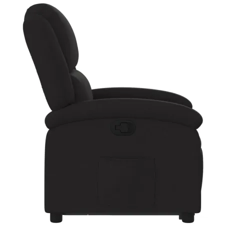 Fauteuil inclinable noir tissu