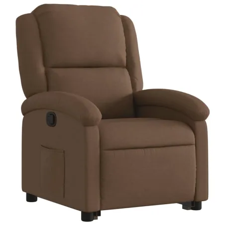Fauteuil inclinable Marron Tissu