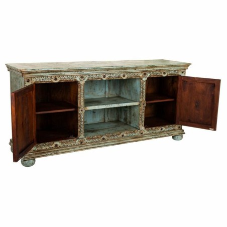 Anrichte Alexandra House Living Blau Mango-Holz 45 x 76 x 165 cm