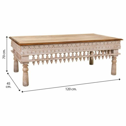 Table d'appoint Alexandra House Living Bois de manguier 70 x 45 x 120 2