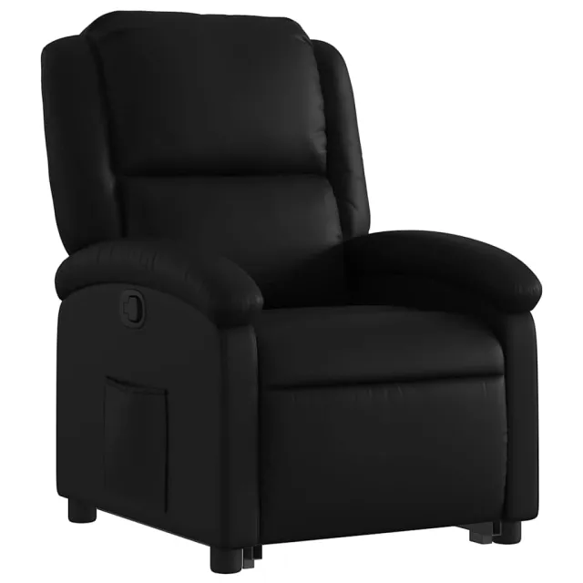 Fauteuil inclinable Noir Similicuir