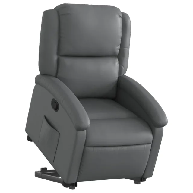 Fauteuil inclinable Gris Similicuir
