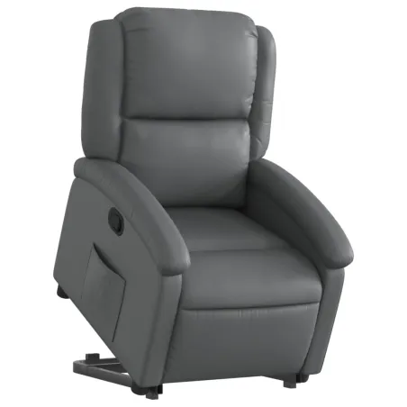 Fauteuil inclinable Gris Similicuir