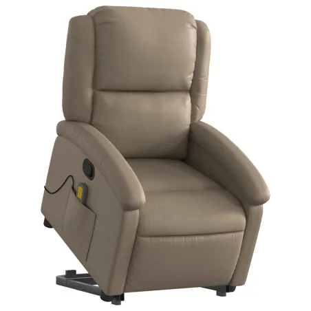 Fauteuil inclinable de massage Cappuccino Similicuir
