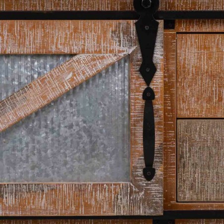 Tischdekoration Alexandra House Living Eisen Tannenholz Holz MDF 60 x