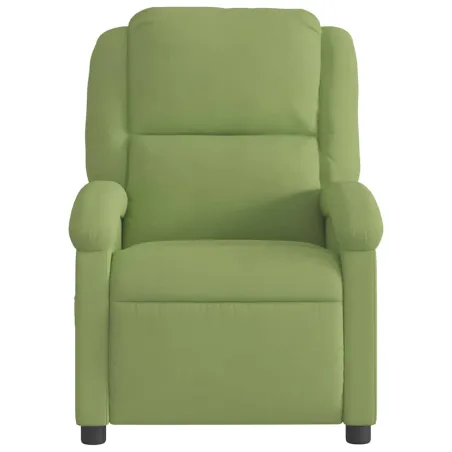 Fauteuil inclinable électrique vert clair velours