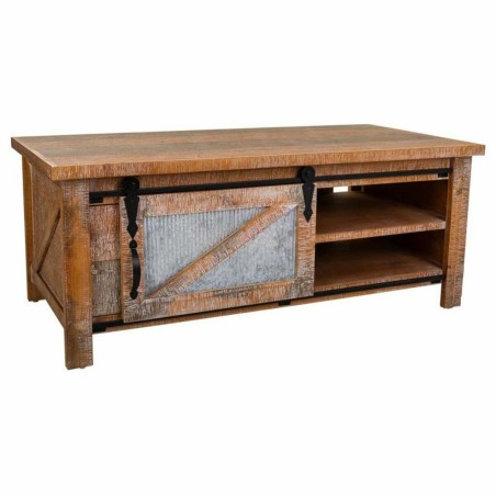 Mesa de Centro Alexandra House Living Hierro Madera de abeto Madera MD
