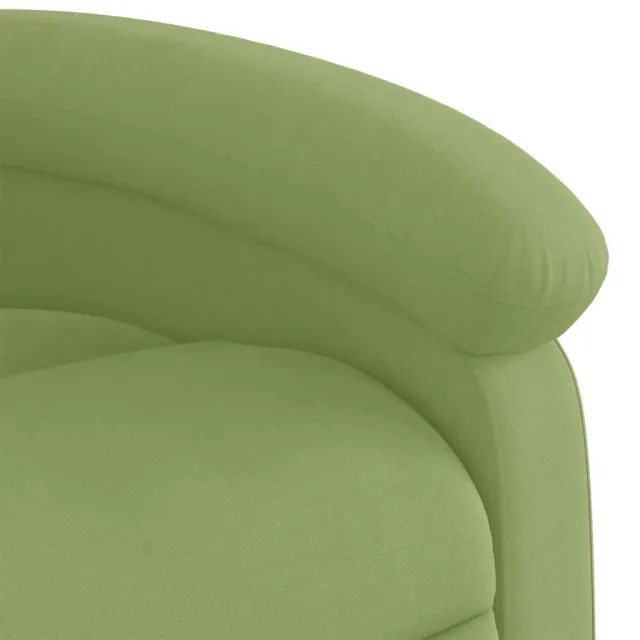 Fauteuil inclinable électrique vert clair velours