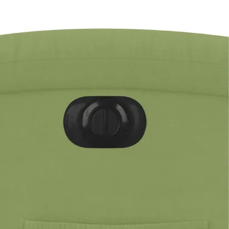 Fauteuil inclinable électrique vert clair velours
