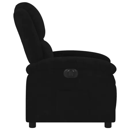 Fauteuil inclinable électrique noir velours