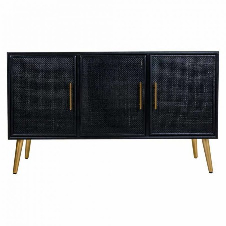 Dientafel Alexandra House Living Zwart Gouden Hout MDF