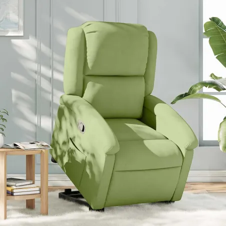 Fauteuil inclinable Vert clair Velours