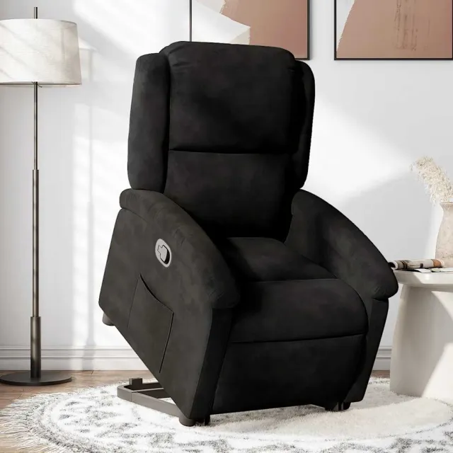 Fauteuil inclinable Noir Velours